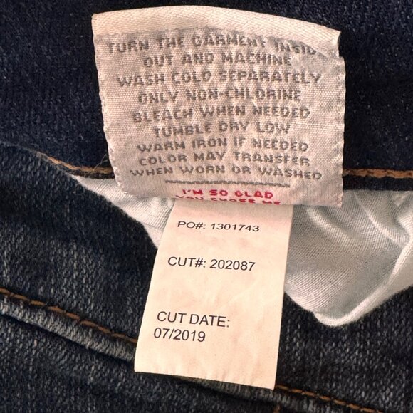 Torrid Denim 20R Relaxed Boot Blue Fortune Jeans Dark Wash Cotton Spandex New - Picture 8 of 15